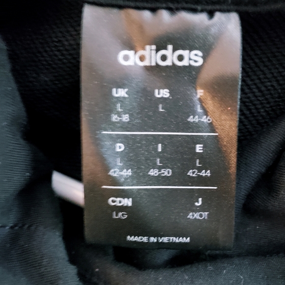 Adidas black hoodie Size M - Picture 3 of 3
